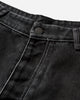 Nii Hai Wmns Baggy Jeans In Grey Wash With Studs Black Pants Denim AW23TRSBDBJ SPK