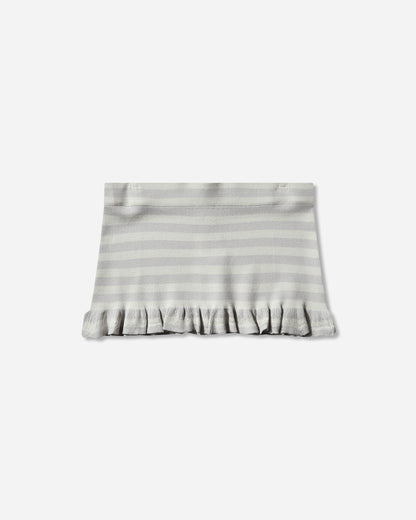 Nii Hai Wmns Ashley Skirt In Mint & Grey Stripes Blue Skirts Mini 2024004SKRTMINPES BLU