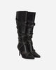 Nii Hai Wmns Nii Hai Strappy Boots In Black Black Boots Knee PRE22SHOENHSB BLK