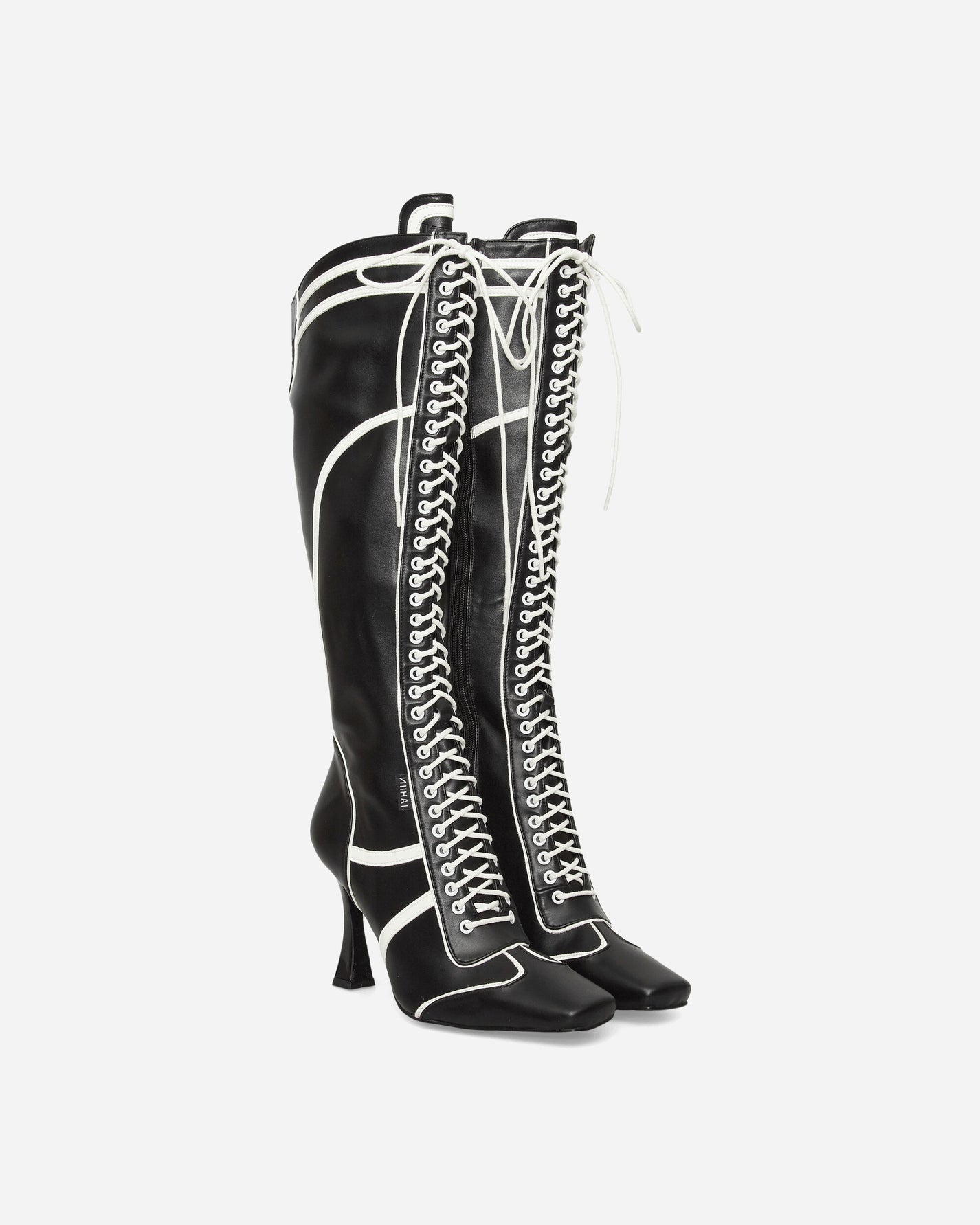 Nii Hai Wmns The Boxer Boots In Black Black Boots Knee SS22SHOENHB BLK