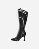 Nii Hai Wmns The Boxer Boots In Black Black Boots Knee SS22SHOENHB BLK