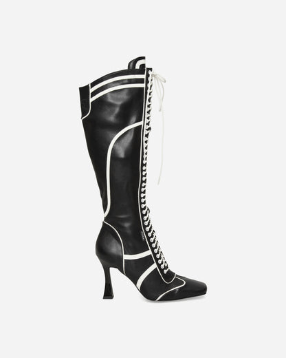 Nii Hai Wmns The Boxer Boots In Black Black Boots Knee SS22SHOENHB BLK