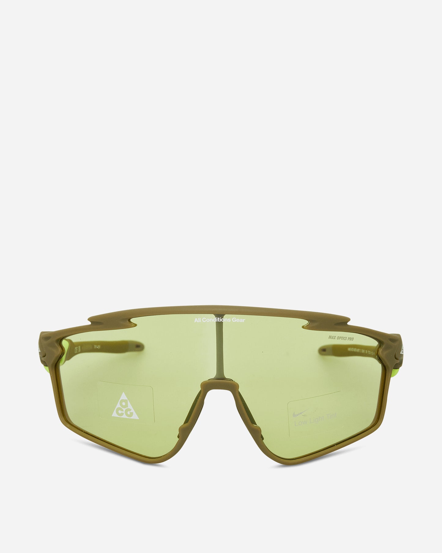 Nike Nike Acg Vista Vert Mt Olive Flak/Ll Volt Eyewear Sunglasses 16IMNKIQ9349X-368