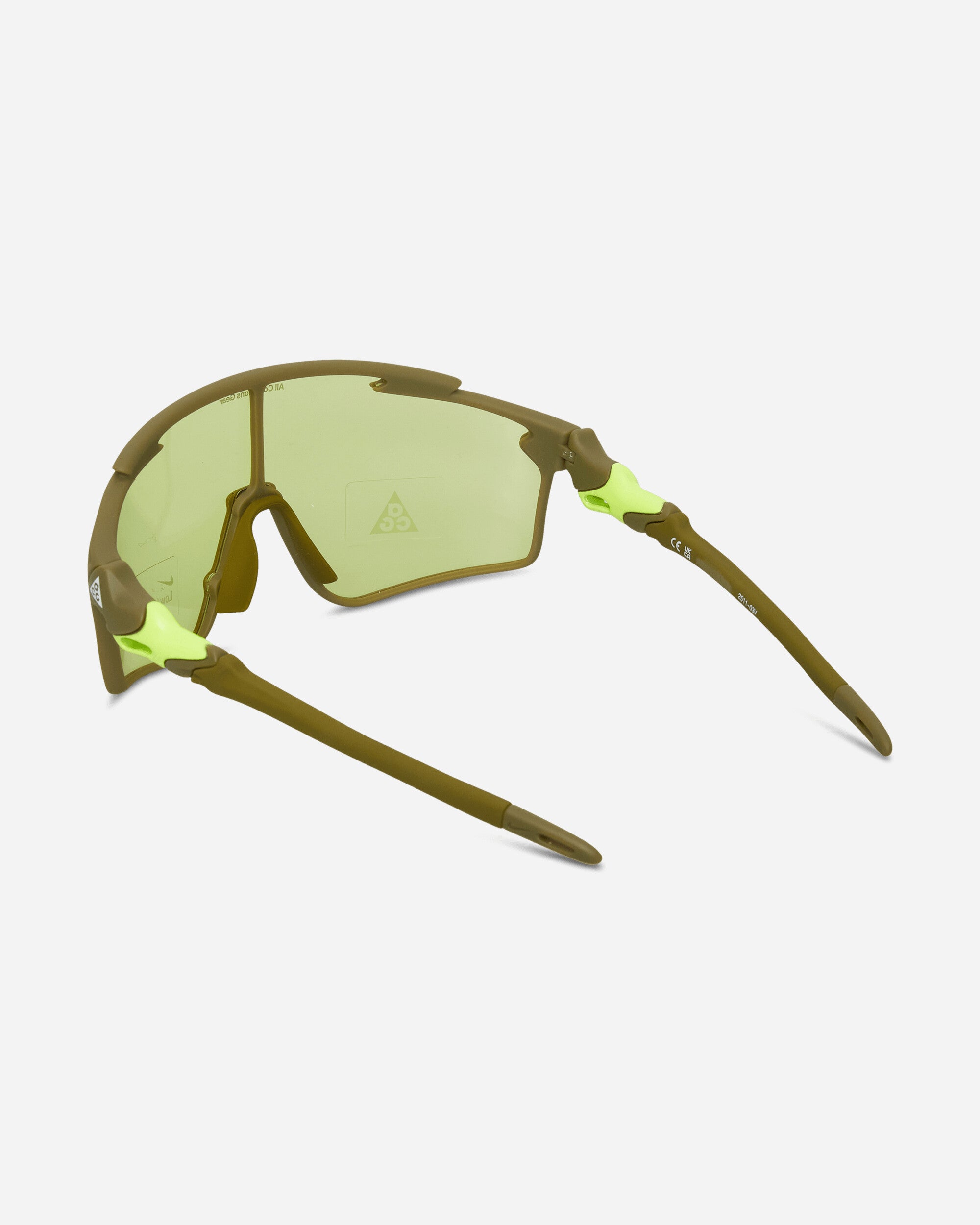 Nike Nike Acg Vista Vert Mt Olive Flak/Ll Volt Eyewear Sunglasses 16IMNKIQ9349X-368