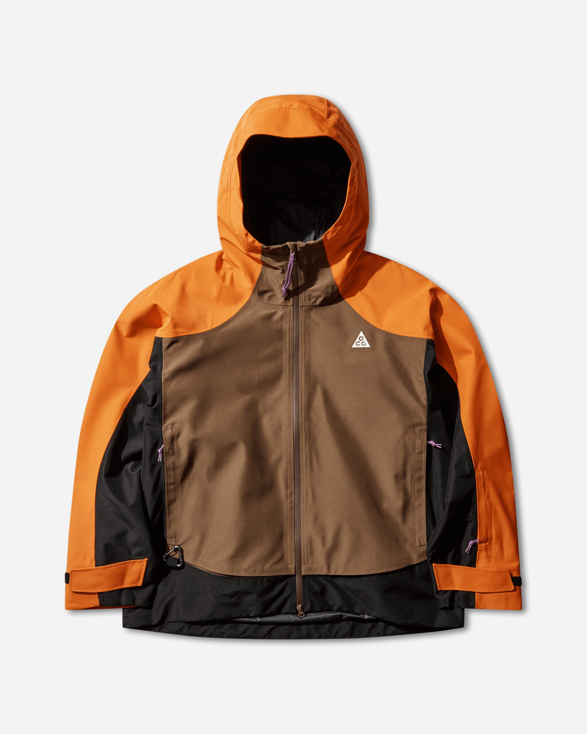 Nike Nike Acg "mystery Lights" Snow Jacket Safety Orange/Mosswood Brown/B Coats and Jackets Jackets HV1131-819