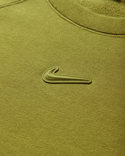 Nike M Nrg Nocta Cs Crew Flc Wsh Moss/Medium Olive/Moss T-Shirts Longsleeve HJ6338-390