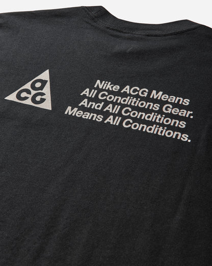 Nike M Acg Df Tee Lse Mbr lt Black T-Shirts Shortsleeve IR6985-010