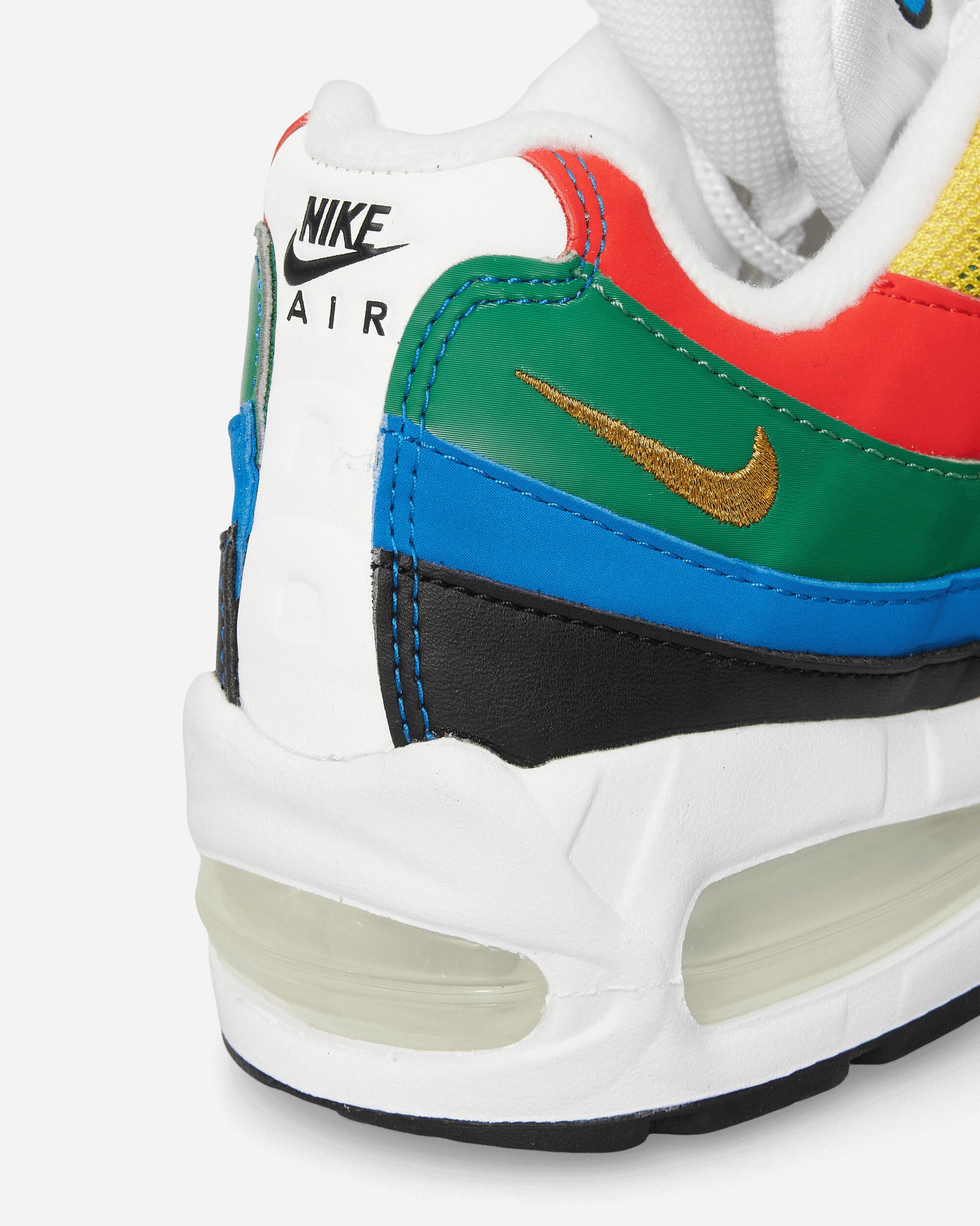 Nike Air Max 95 Big Bubble Prm White/Mtlc Gold/Chile Red Sneakers Low IB7872-100