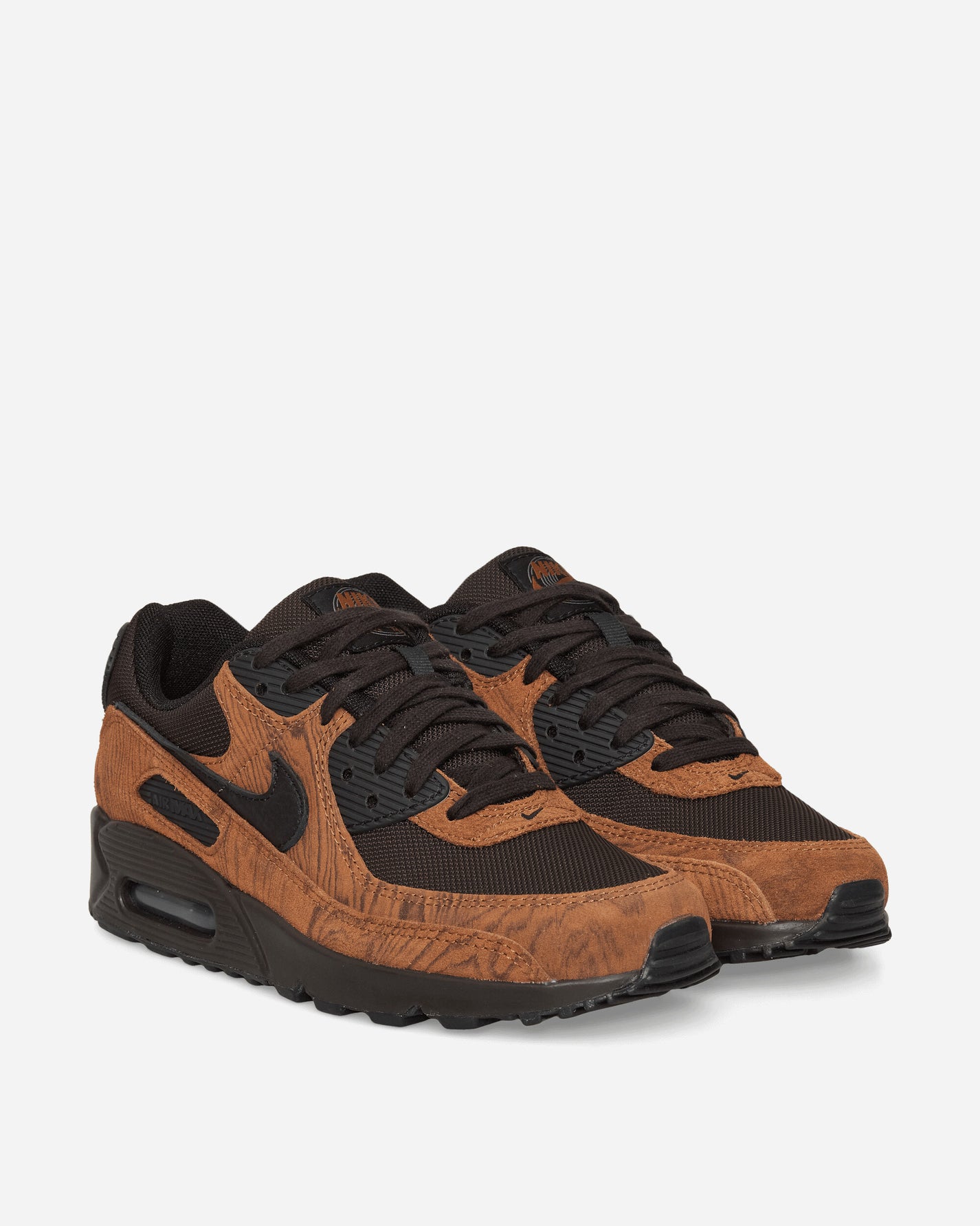 Nike Nike Air Max 90 Premium Men's Shoes Lt British Tan/Black-Velvet Br Sneakers Low IQ0283-281