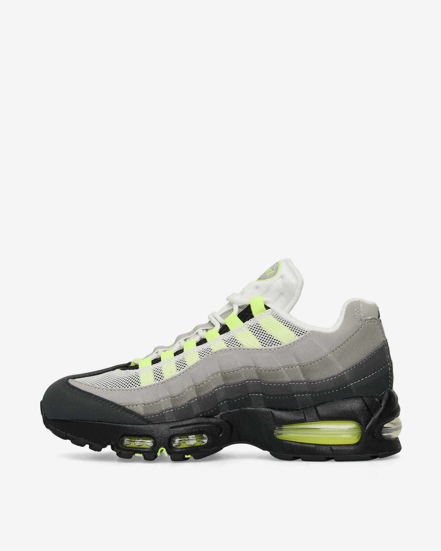 Nike Nike Air Max 95 Og Men's Shoes Black/Neon Yellow-Cool Grey Sneakers Low HM4740-001