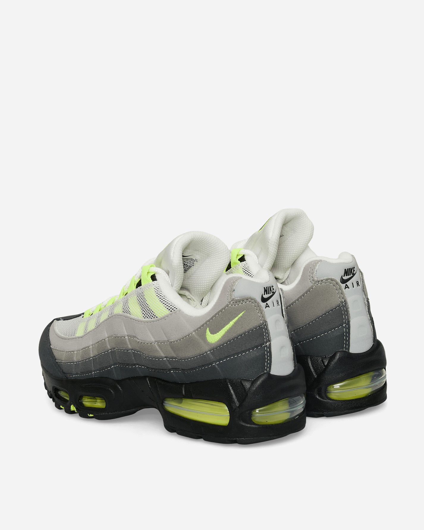 Nike Nike Air Max 95 Og Men's Shoes Black/Neon Yellow-Cool Grey Sneakers Low HM4740-001