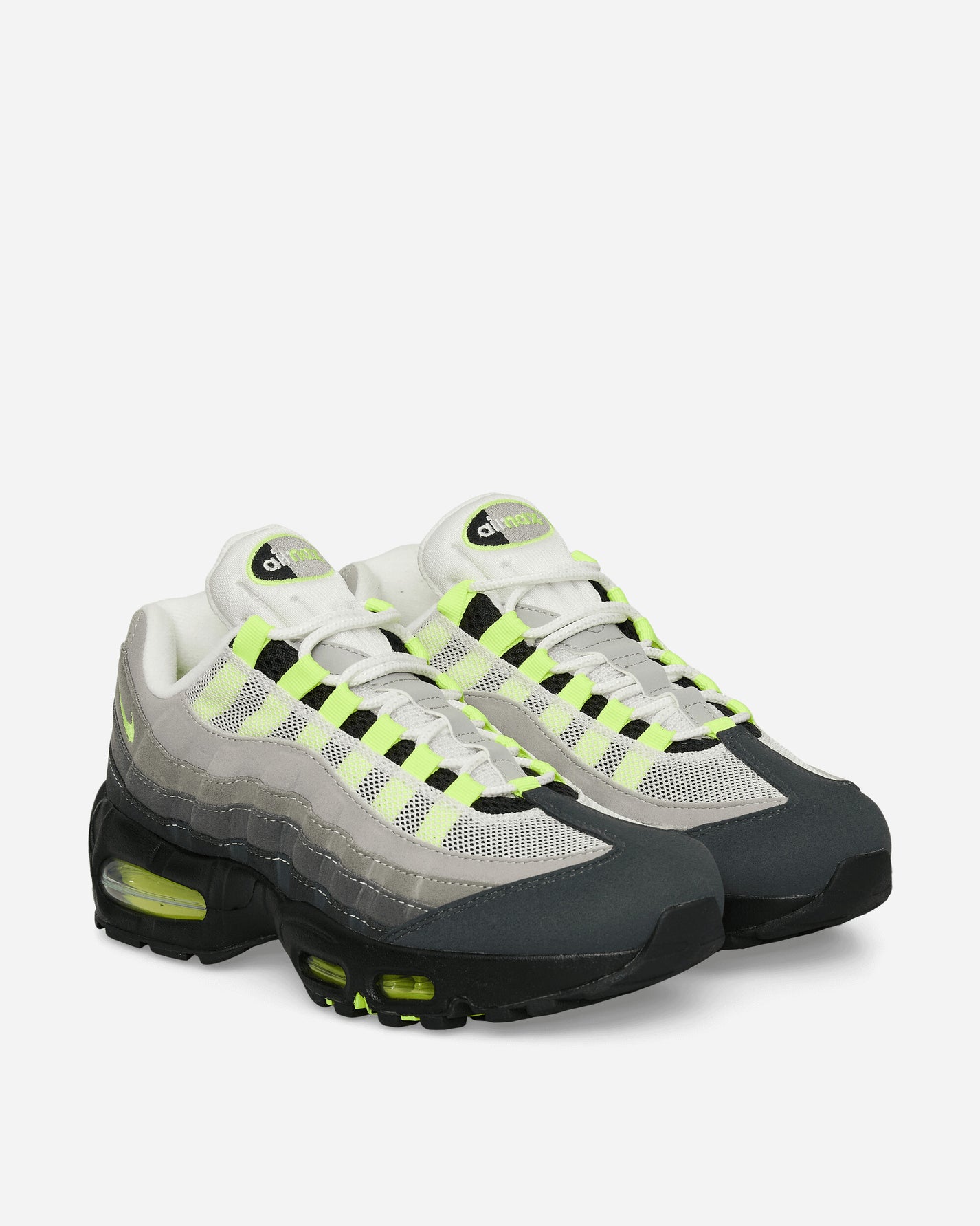 Nike Nike Air Max 95 Og Men's Shoes Black/Neon Yellow-Cool Grey Sneakers Low HM4740-001