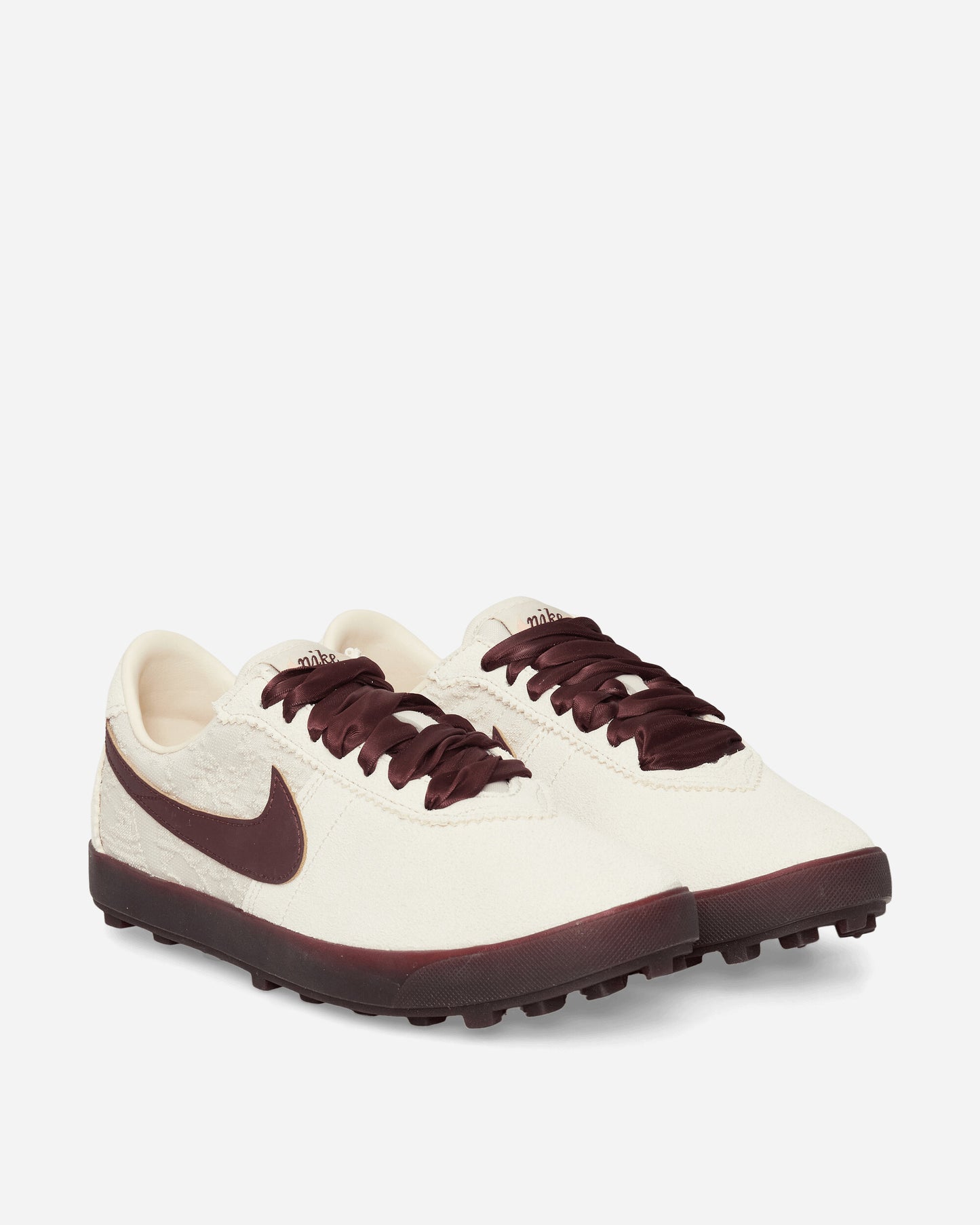 Nike Nike Astrograbber Leather Se Women's Shoes Light Cream/Burgundy Crush-Arc Sneakers Low IQ3367-299