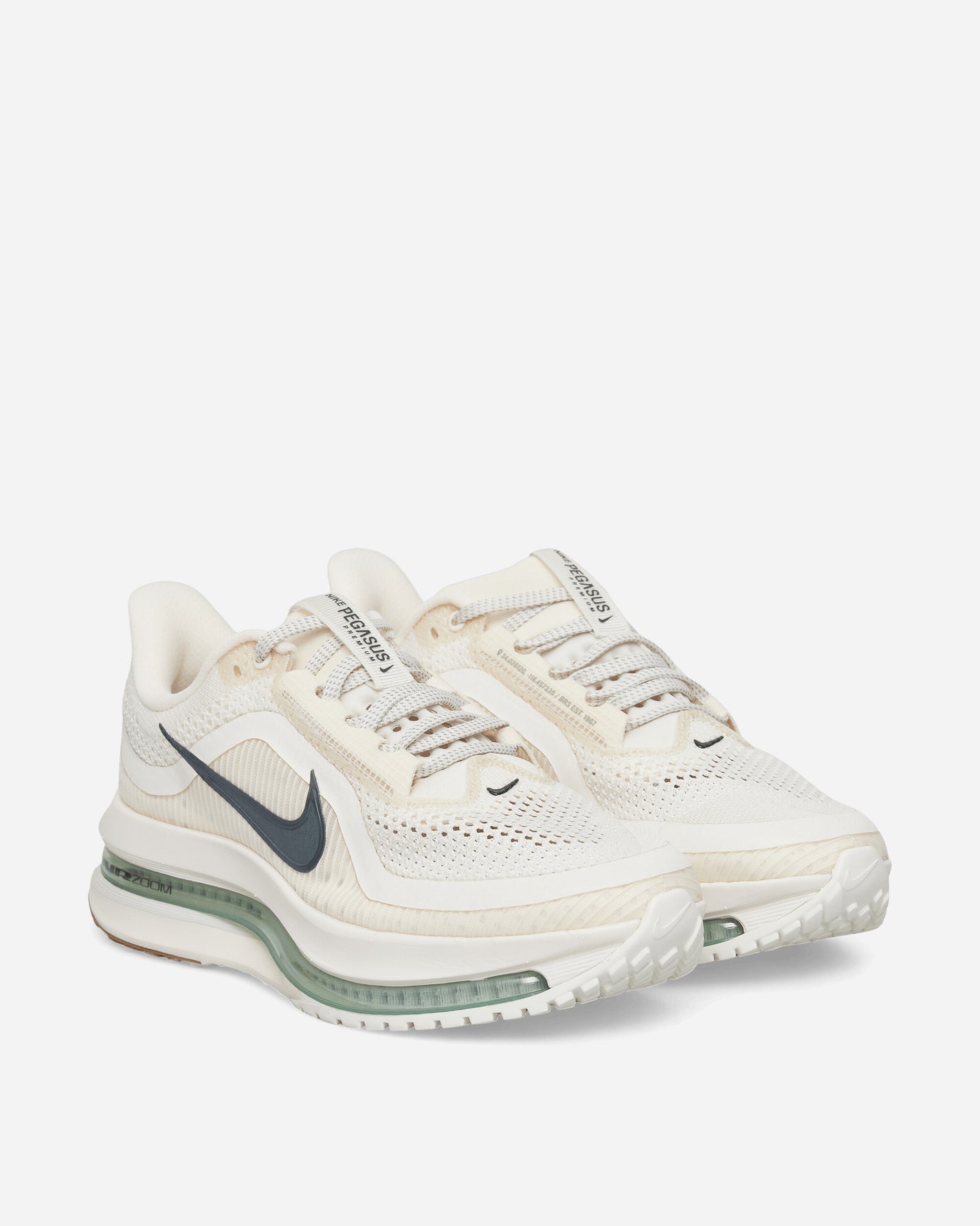 Nike Nike Pegasus Premium Men's Road Running Shoes Pale Ivory/Black Spruce-Jade H Sneakers Low HQ2592-106