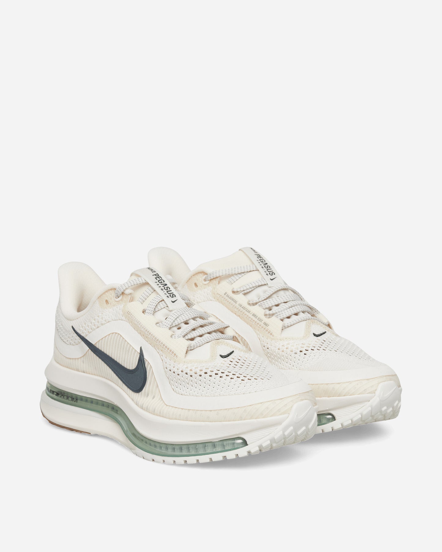 Nike Nike Pegasus Premium Men's Road Running Shoes Pale Ivory/Black Spruce-Jade H Sneakers Low HQ2592-106