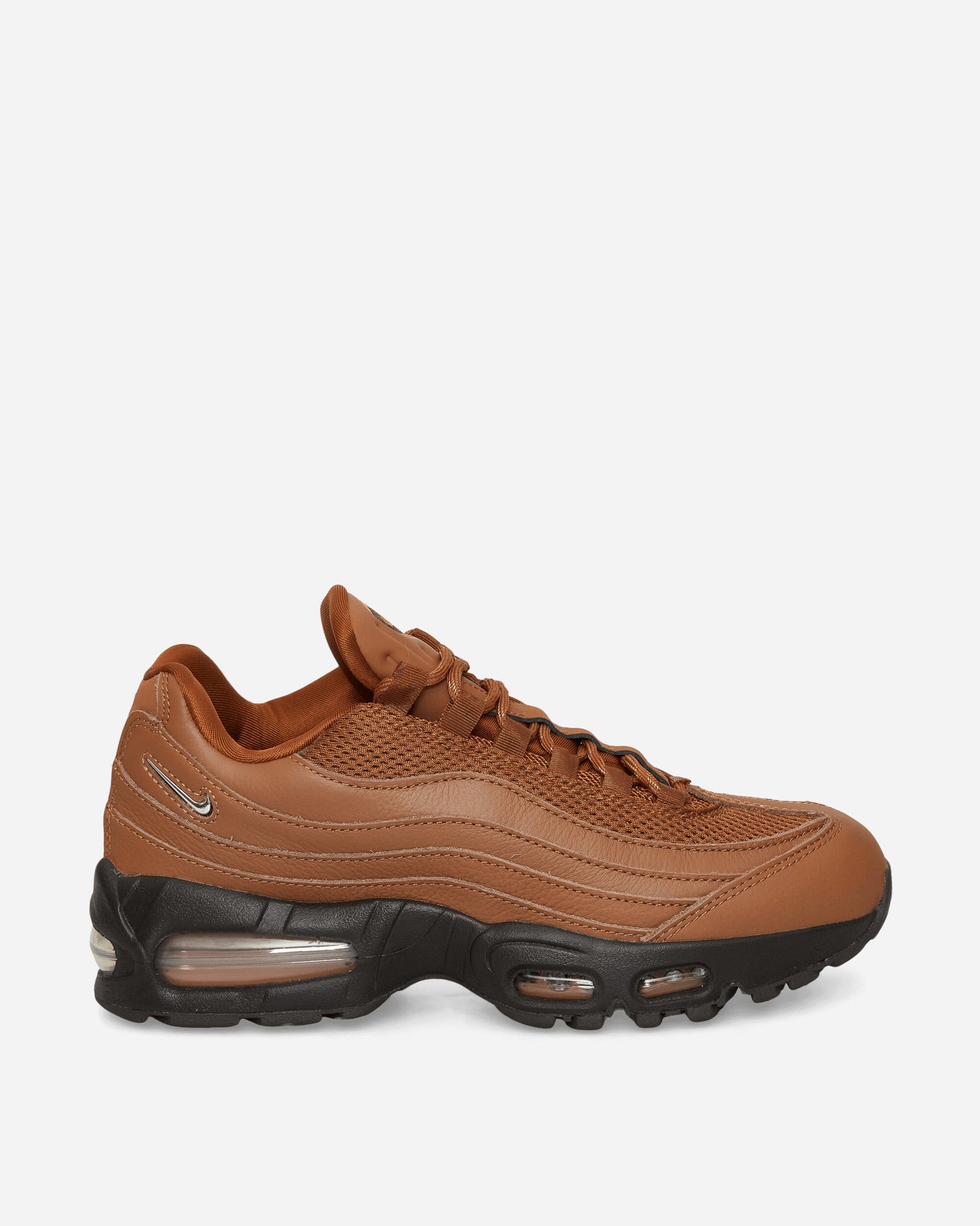 Nike W Nike Air Max 95 Big Bubble Lt British Tan/Flax/Velvet Bro Sneakers Low IH1413-200