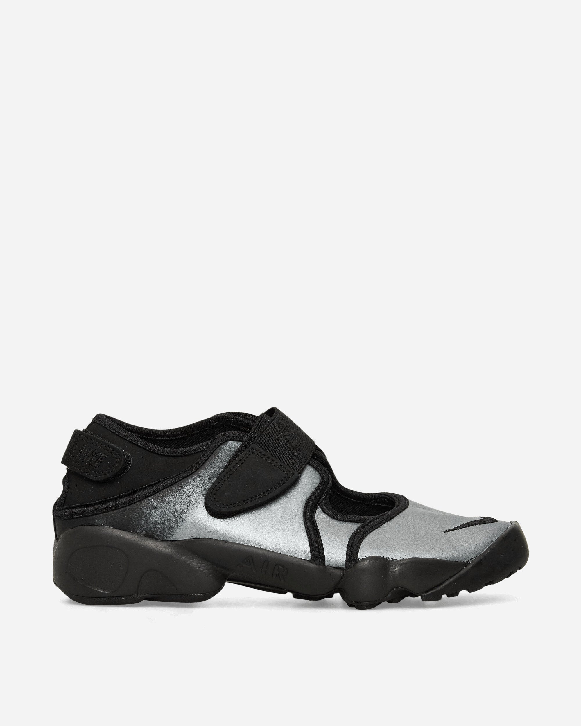 Nike Nike Air Rift Leather Women's Shoes Metallic Silver/Black Sandals and Slides Sandals and Mules IH3656-095