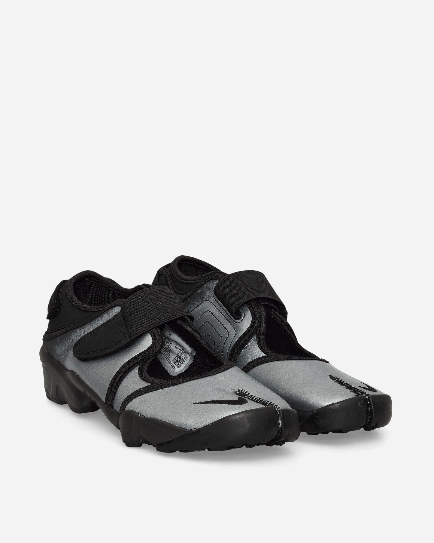 Nike Nike Air Rift Leather Women's Shoes Metallic Silver/Black Sandals and Slides Sandals and Mules IH3656-095