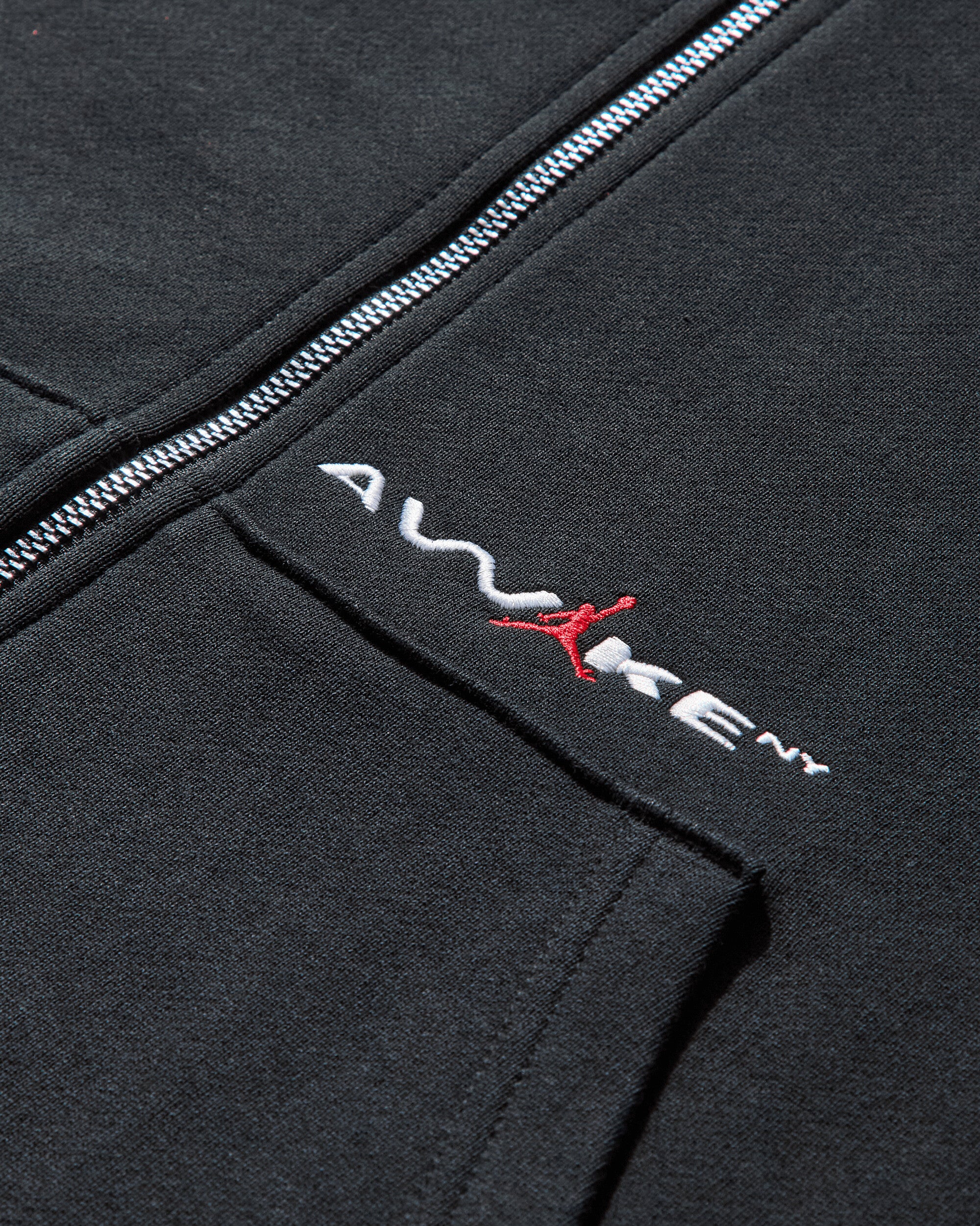 Nike Jordan M J Awny Fz Flc Hoodie Black/University Red T-Shirts Longsleeve IB7288-010