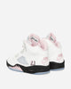 Nike Jordan Air Jordan 5 Retro Men's Shoes White/Med Soft Pink-Black Sneakers Mid HQ7978-102