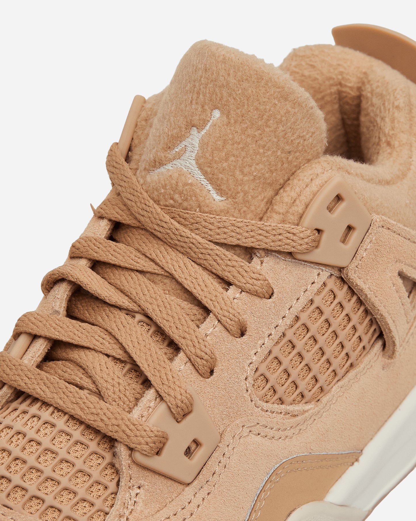 Nike Jordan Jordan 4 Retro Little Kids' Shoes Hemp/Lt Orewood Brn Sneakers Mid HV4385-200