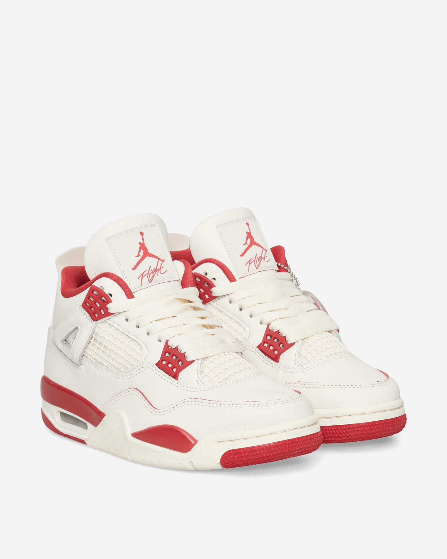 Nike Jordan Wmns Wmns Air Jordan 4 Retro Pale Ivory/Sierra Red Sneakers Mid HV0823-108