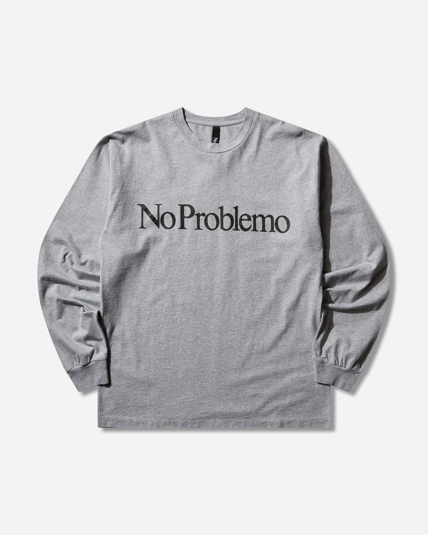 No Problemo No Problemo Ls Tee Grey Marl T-Shirts Longsleeve NP6002205 GREYMARL