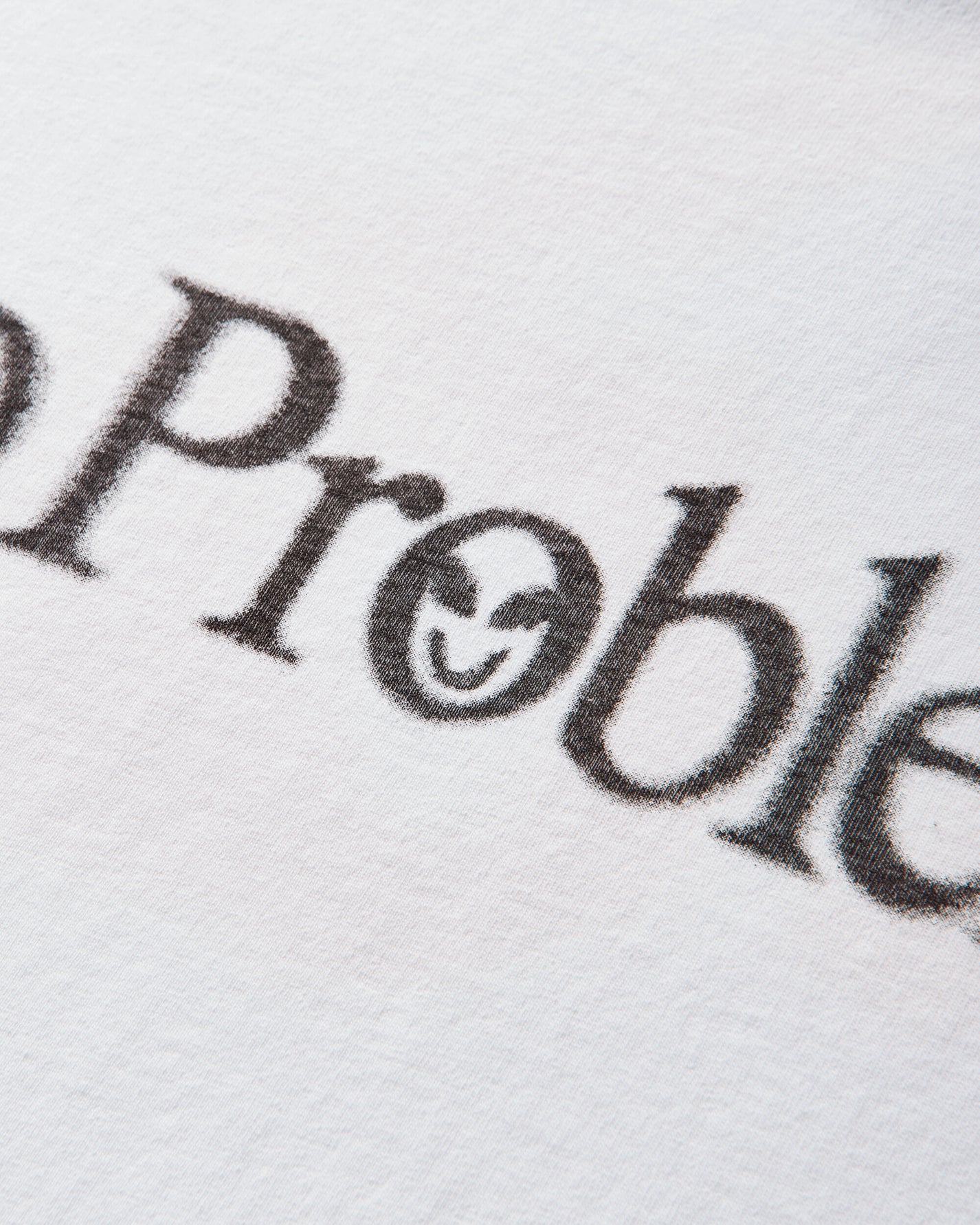 No Problemo Smile Away Ls Tee White T-Shirts Longsleeve NP6002305 WHITE