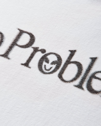 No Problemo Smile Away Ls Tee White T-Shirts Longsleeve NP6002305 WHITE