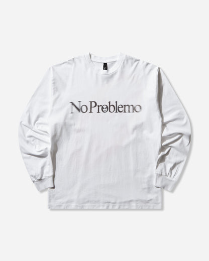 No Problemo Smile Away Ls Tee White T-Shirts Longsleeve NP6002305 WHITE