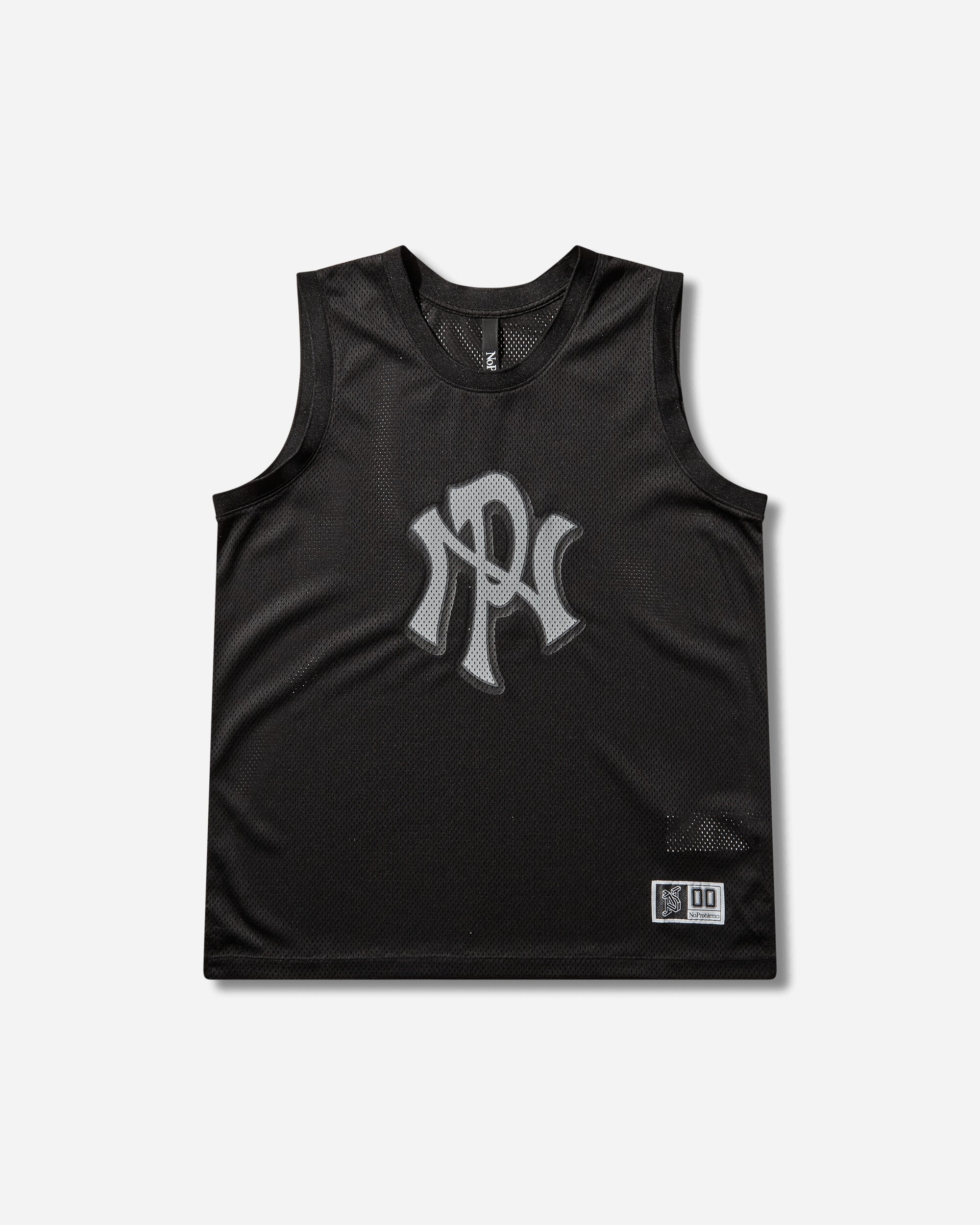 No Problemo Nyp Sports Poly Vest Black T-Shirts Top NP4008005 BLACK
