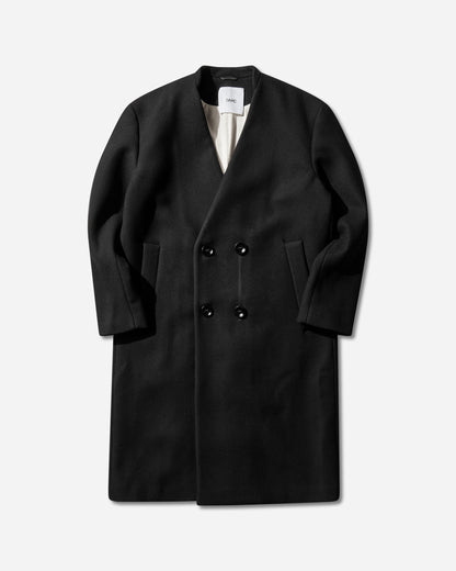 OAMC Black Wool Felt Classic Coat BLACK Coats and Jackets Coats OAF5MC03AP-T1986 999