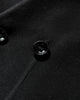 OAMC Black Wool Felt Classic Coat BLACK Coats and Jackets Coats OAF5MC03AP-T1986 999