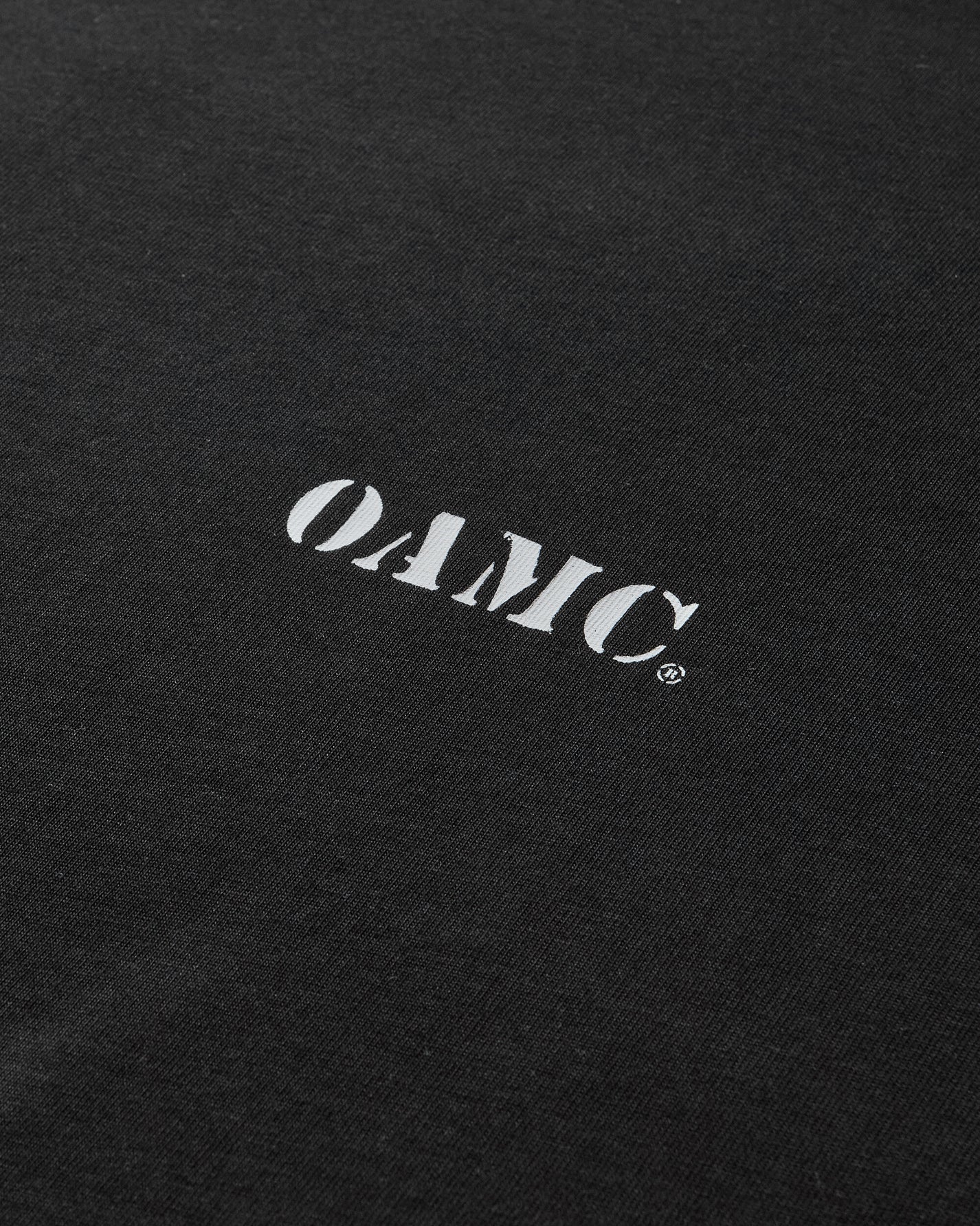 OAMC Loose Fit Tee With Printed Patch Black T-Shirts Shortsleeve OA5SMH01APJE501999 999