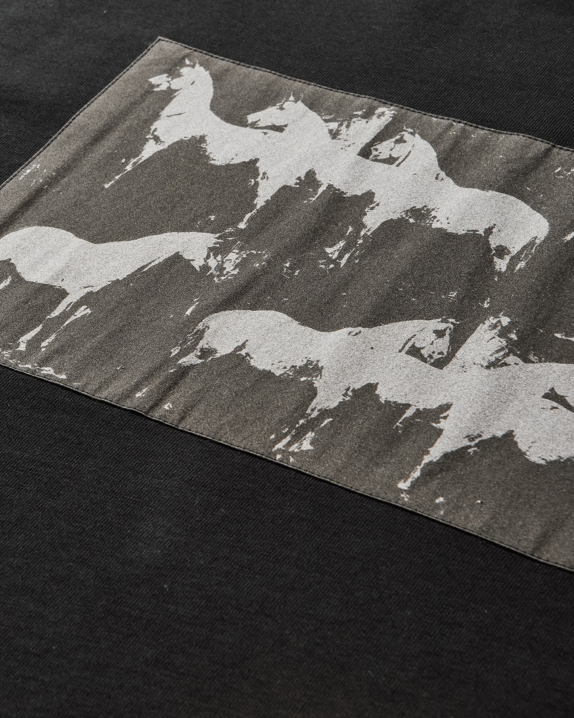 OAMC Loose Fit Tee With Printed Patch Black T-Shirts Shortsleeve OA5SMH01APJE501999 999