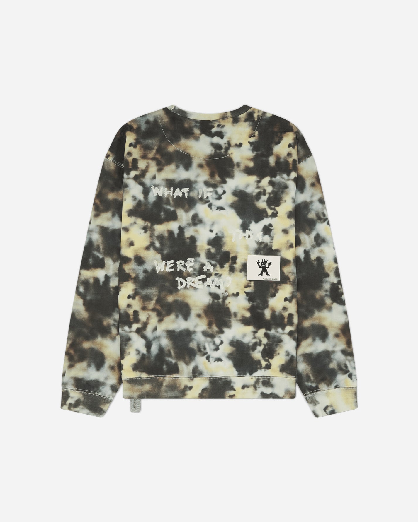 OAMC Peacemaker Loose Fit Crewneck Camo Print Military Camo Sweatshirts Crewneck PCM2ON01FFT00354 54