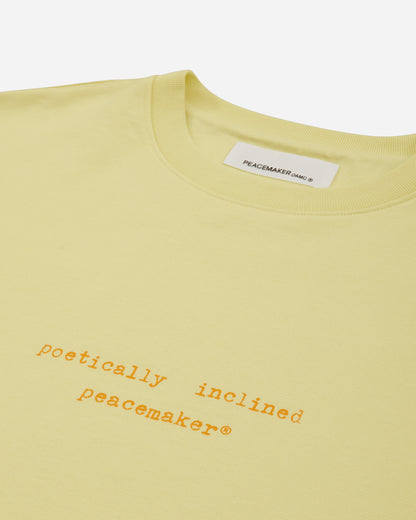 OAMC Peacemaker Loose Fit Crewneck Landart 02 Print Light Yellow Sweatshirts Crewneck PCM2ON01CFT00214 14