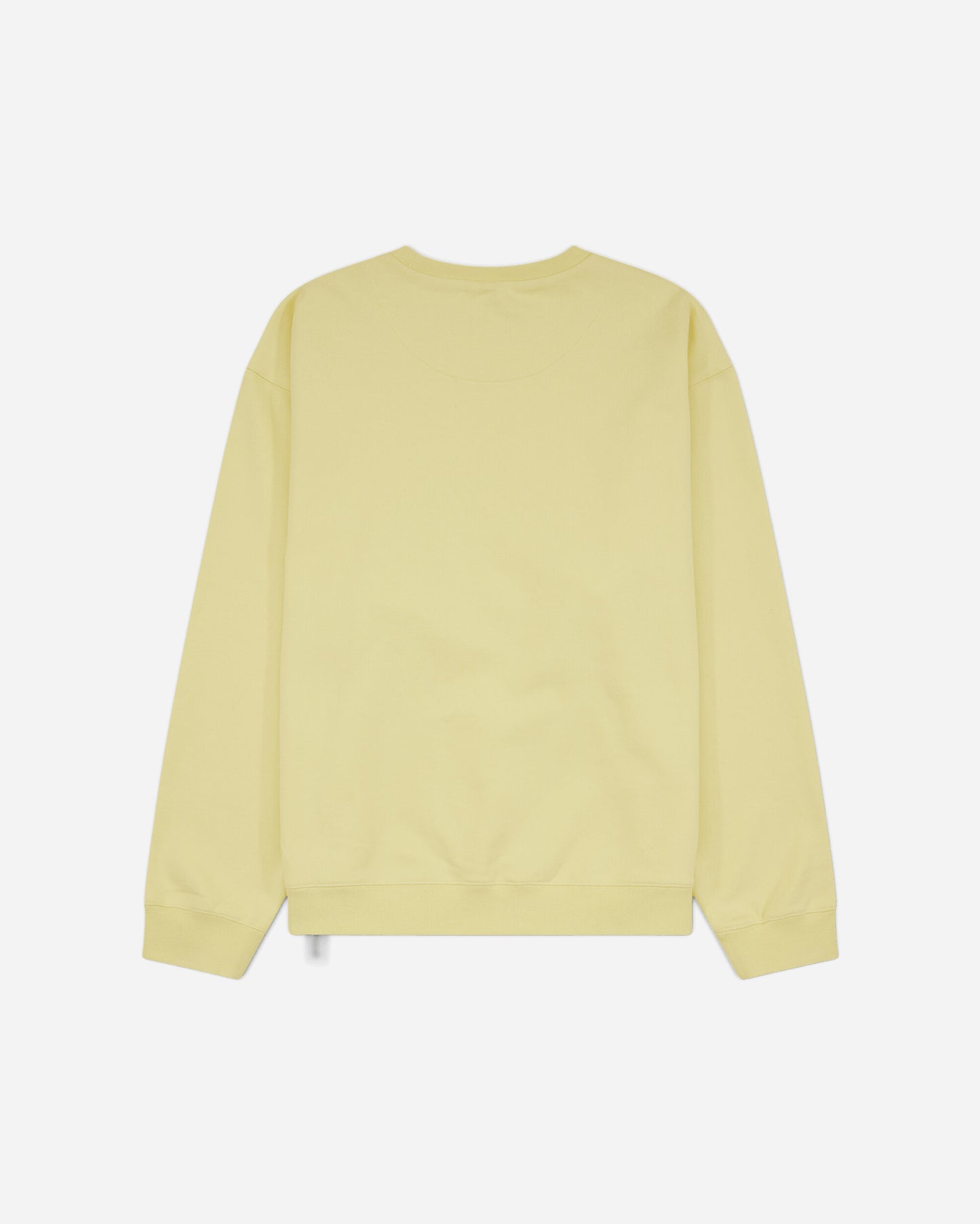 OAMC Peacemaker Loose Fit Crewneck Smile Print Light Yellow Sweatshirts Crewneck PCM2ON01QFT00214 14