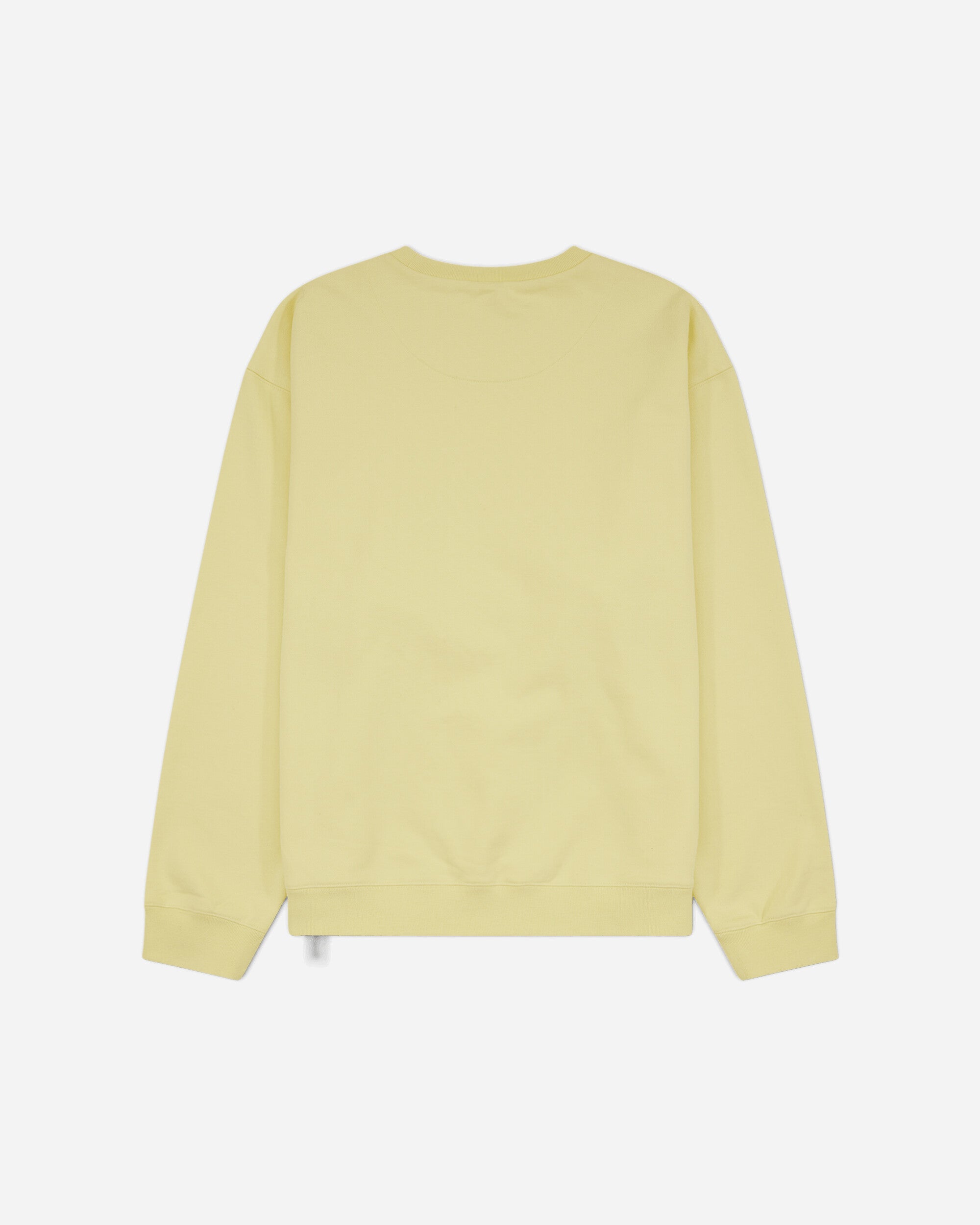 OAMC Peacemaker Loose Fit Crewneck Smile Print Light Yellow Sweatshirts Crewneck PCM2ON01QFT00214 14