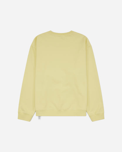 OAMC Peacemaker Loose Fit Crewneck Smile Print Light Yellow Sweatshirts Crewneck PCM2ON01QFT00214 14