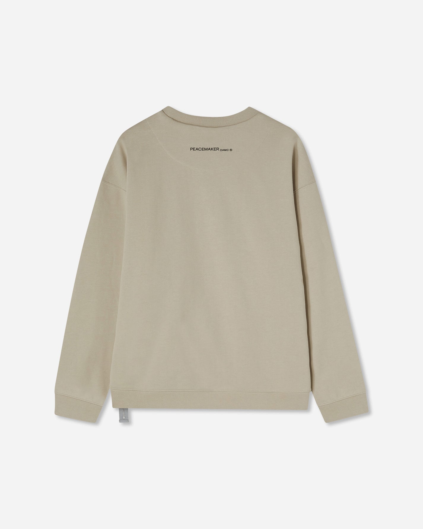 OAMC Peacemaker Peacemaker Bird Loose Fit Crewneck Sand Sweatshirts Crewneck PCM1ON01HFT001004 SAND
