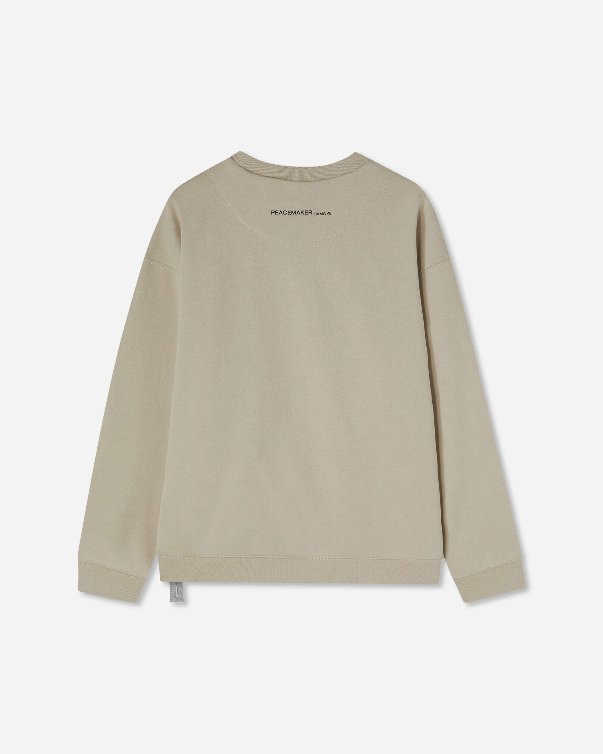 OAMC Peacemaker Peacemaker Bird Loose Fit Crewneck Sand Sweatshirts Crewneck PCM1ON01HFT001004 SAND