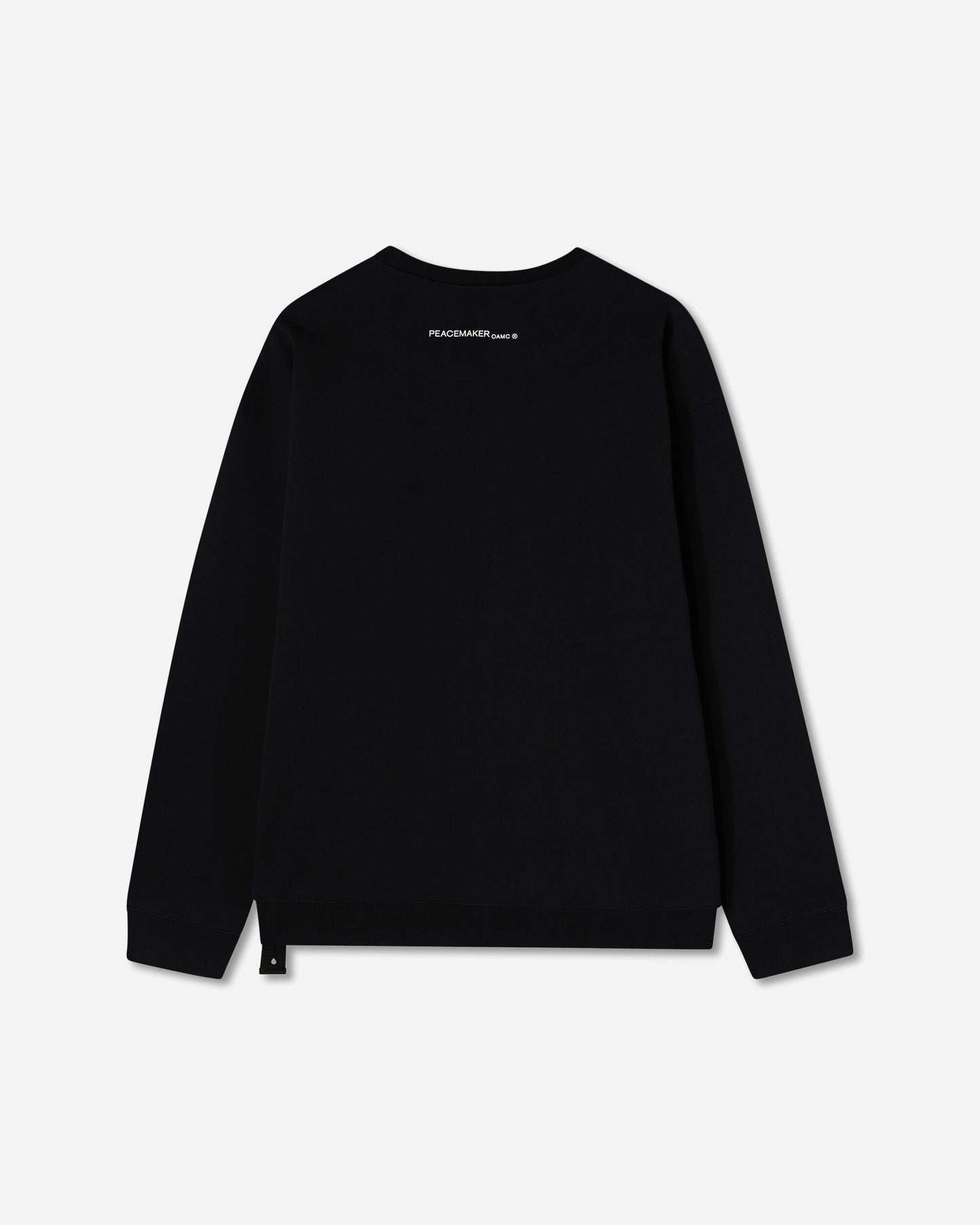 OAMC Peacemaker Peacemaker Bird Loose Fit Crewneck Black Sweatshirts Crewneck PCM1ON01HFT001099 BLK