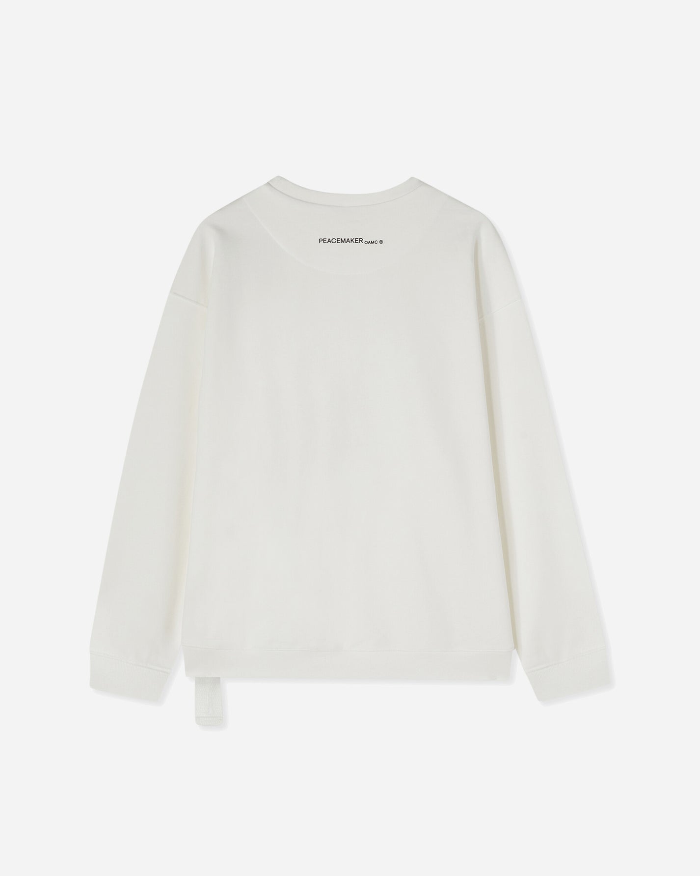 OAMC Peacemaker Peacemaker Bird Loose Fit Crewneck Snow White Sweatshirts Crewneck PCM1ON01HFT001002 WHT