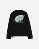 OAMC Peacemaker Peacemaker Leaf Loose Fit Crewneck Black Sweatshirts Crewneck PCM1OT04QJE002099 BLK