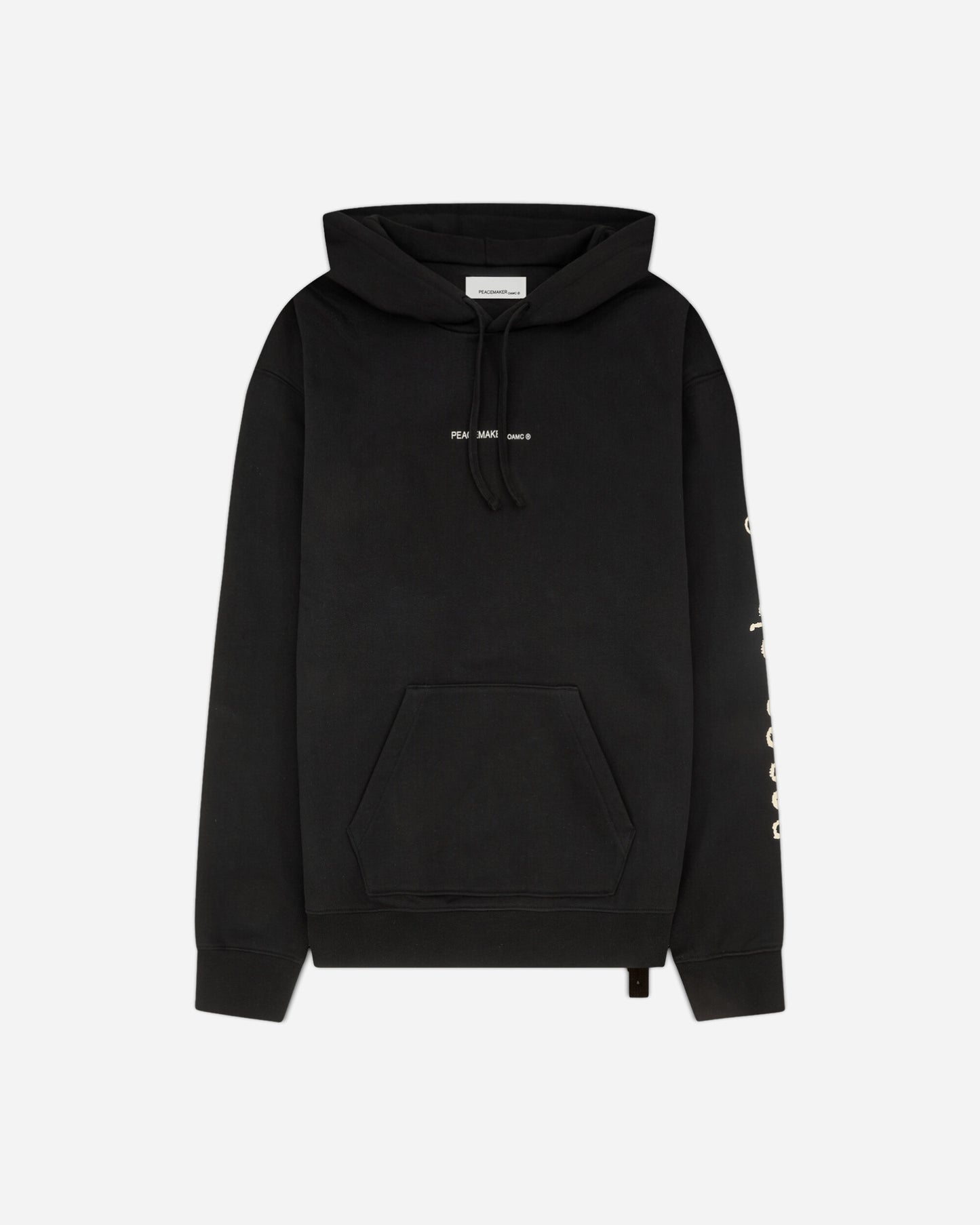 OAMC Peacemaker Loose Fit Hoodie Pigeon Print Black Sweatshirts Hoodies PCM2OH01AFT00299 99