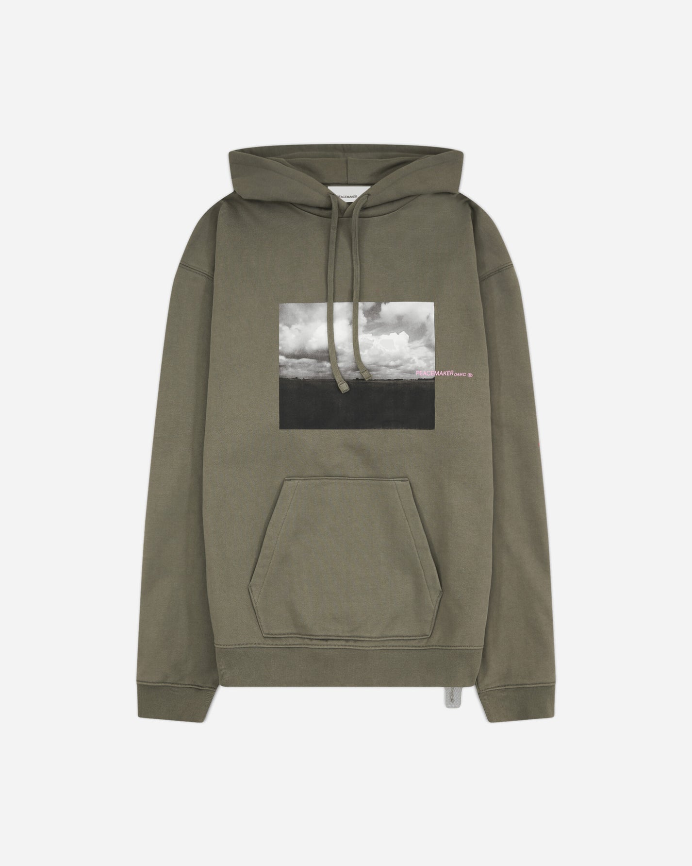 OAMC Peacemaker Loose Fit Hoodie Star Print Grey Sweatshirts Hoodies PCM2OH01LFT00295 95