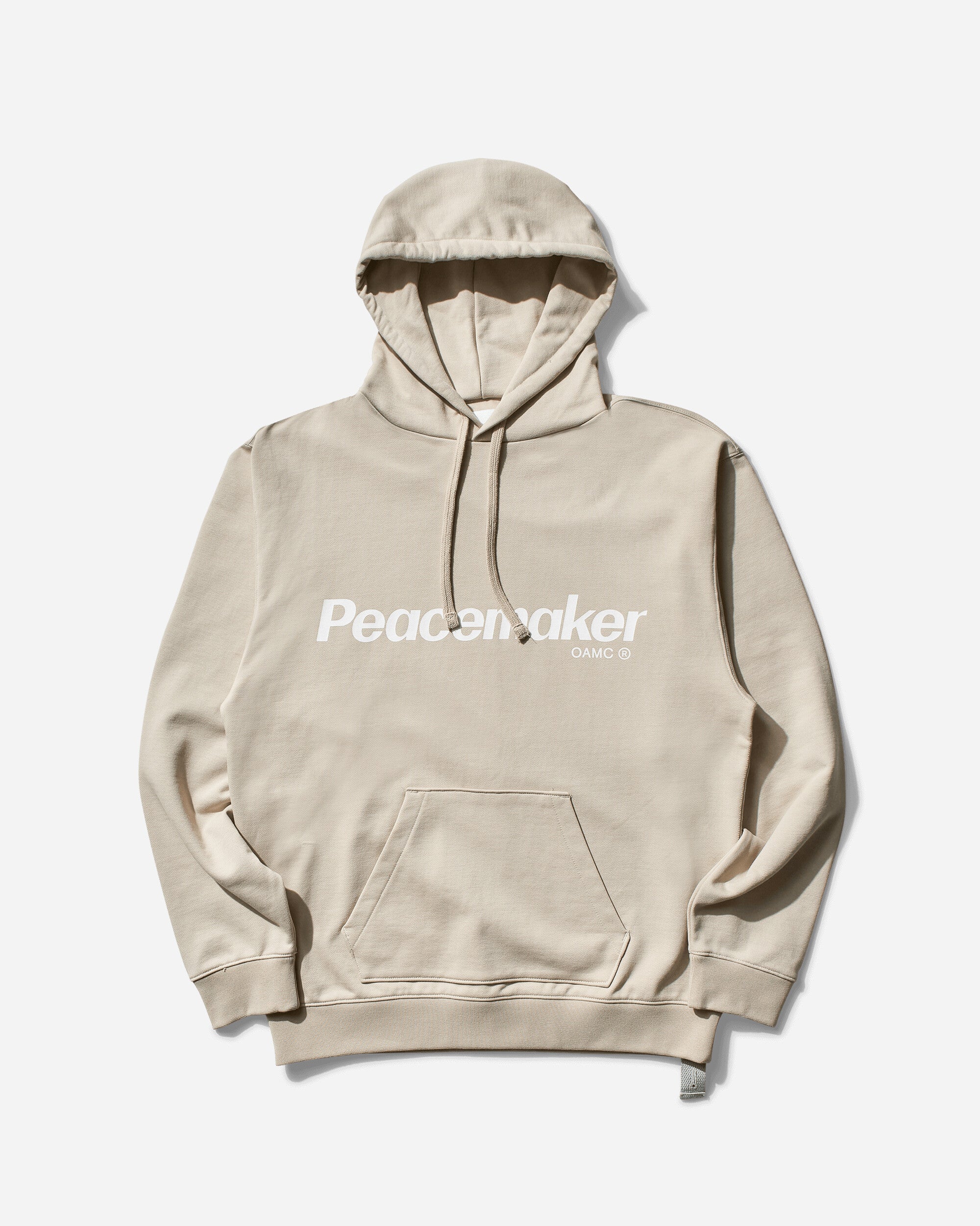 OAMC Peacemaker Peacemaker Flower Loose Fit Hoodie Sand Sweatshirts Hoodies PCM1OH01GFT001004 SAND