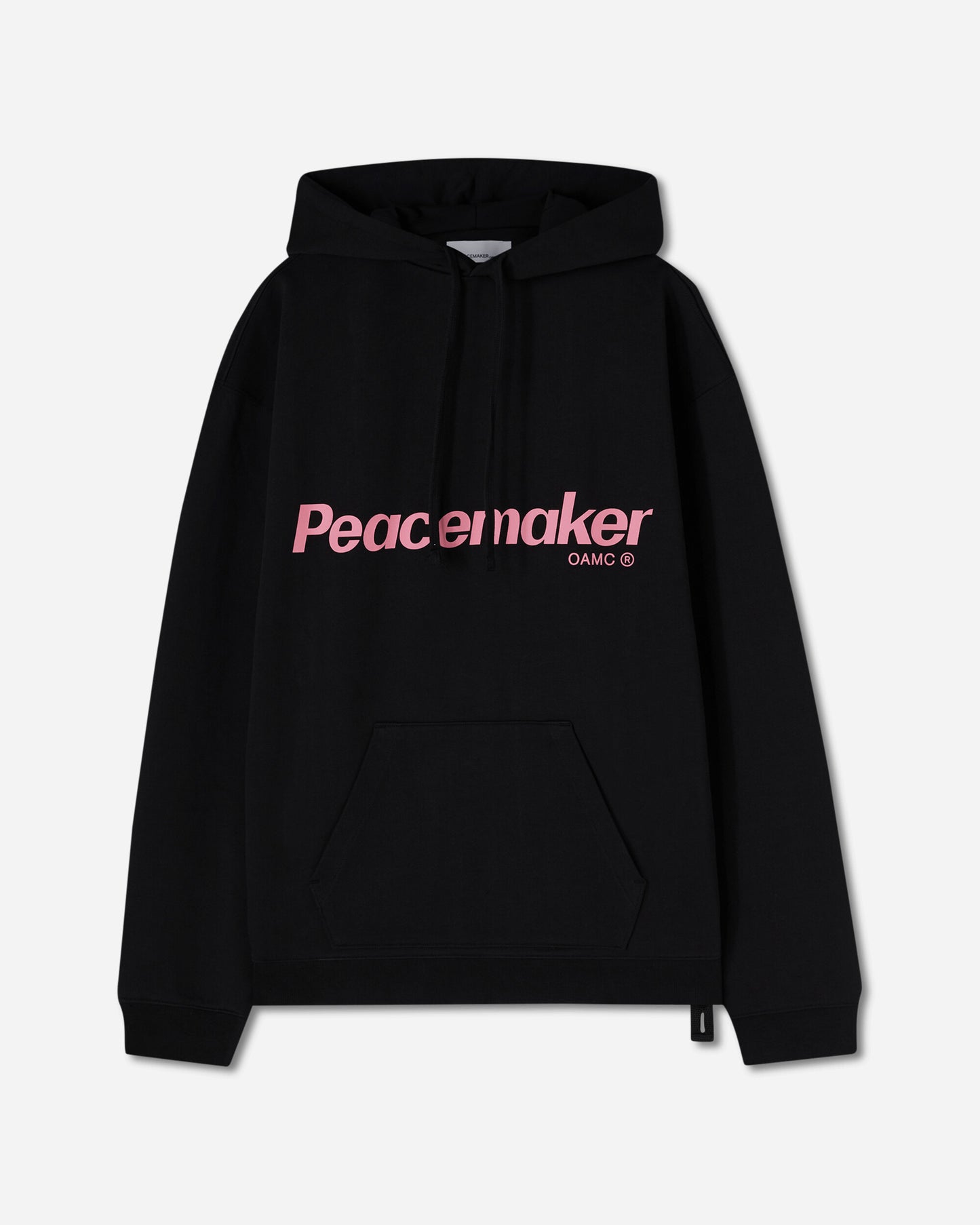 OAMC Peacemaker Peacemaker Flower Loose Fit Hoodie Black Sweatshirts Hoodies PCM1OH01GFT001099 BLK