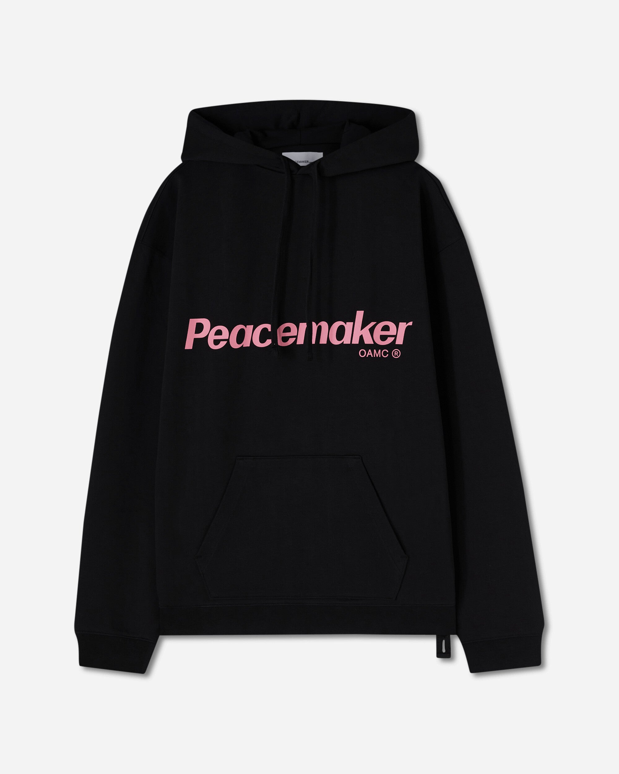 OAMC Peacemaker Peacemaker Flower Loose Fit Hoodie Black Sweatshirts Hoodies PCM1OH01GFT001099 BLK